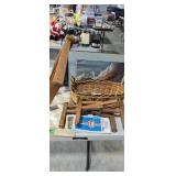 record player basket etc