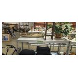 ships model planter with stand seat cushions etc
