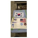 space mission commemorative flag