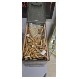 Ammo Box With 44 Caliber Etc Ammo As Shown
