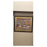 large framed print