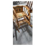 child's wooden teeter totter