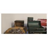 tools toolbox Coleman lantern etc