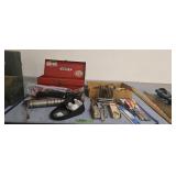 toolbox with tools etc