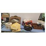 Redbox frying pan linens etc