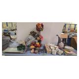 decorative items Christmas mugs etc