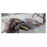 saddle with rope