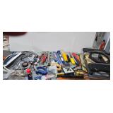lot of hand tools power strip Dolly etc