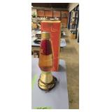 vintage lava lamp with a box