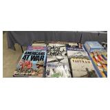 military books as shown