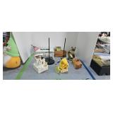 Bank animal figures etc