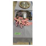 metal flying pig dart gun set