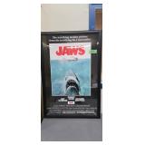 Framed Movie Posters Jaws 26.5 X38.5