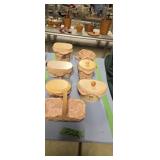 seven longaberger baskets