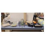shoe rack decorative items two-way radio etc
