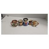 5 Toby Mugs As Shown