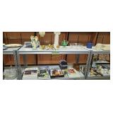 books candle holders radio figures etc