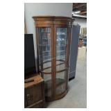 Curio Cabinet Mirror Back Lighted 38 X76