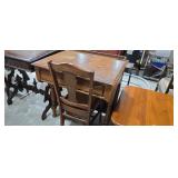antique desk and chair