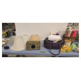 lamp shades basket salt pepper shakers bag etc