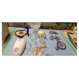 toy bicycles compote teapot glassware