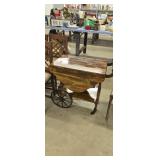 vintage tea cart