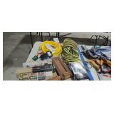 Extension Cords Pegboard Hooks Wooden Noise