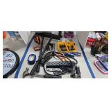 lot of tools power strip etc