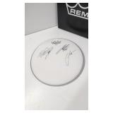 Autographed Drum Head Cover From Rock Band 311