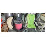 electric heater shop vac folding chair metal roll