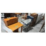 baby carriage and small stand