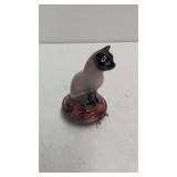 Peint Mair Cat Figure Limoge Trinket Box