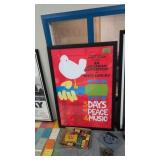 Framed Poster Woodstock Music And Art Fair