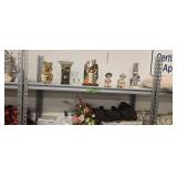 figurines vases light bulbs etc