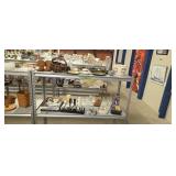 plates basket gavel candle holders cordials l