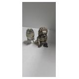 Foo Dog Figure And Egg