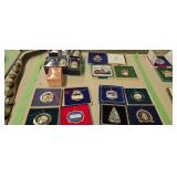 White House Christmas ornaments and eggs