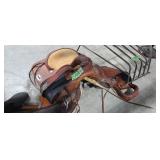 saddle and iron window bar