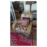 Wicker Armchair With Pillows