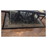 Oriental style rug 63 x92