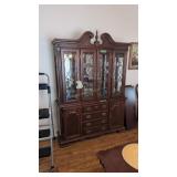 large china cabinet / brake front 60  x 86 x17