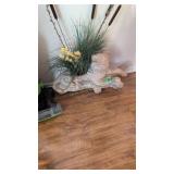 Large Ceramic Garden Panther Planter 28 In Long