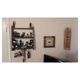 dolls and decorative items as shown