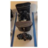 binoculars with case