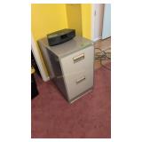 two drawer metal file cabinet legal size