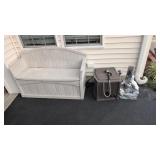 plastic storage seat hose reel fountain to