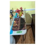 decorative chickens as shown
