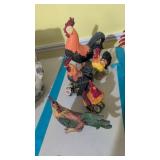 decorative chickens as shown