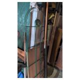 garden trellis rake sprinkler