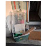 plastic tubs umbrellas etc